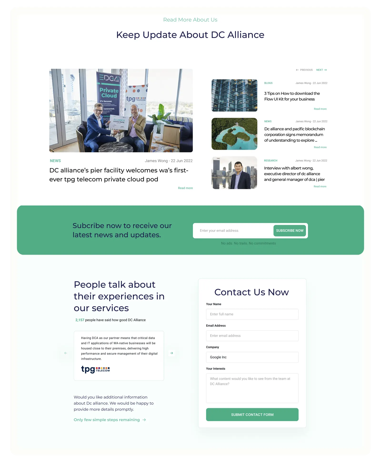 DC Alliance — product showcase 2